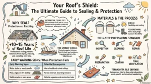 Discover roof sealing in Sydney, including coatings, leak seal solutions, and learn how to protect your roof and extend its life by 10–15 years.